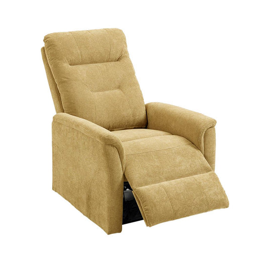 SILLÓN RELAX MANUAL PALANCA "HERMES" | MOSTAZA - Muebles San Andres