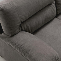 SOFÁ 2 PLAZAS "TESLA" | GRIS OSCURO - Muebles San Andres