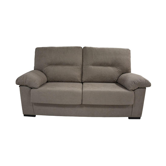 SOFÁ 2 PLAZAS "TESLA" | VISÓN OSCURO - Muebles San Andres