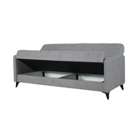 SOFÁ CAMA LIBRO "LUCA" | PIEDRA - Muebles San Andres