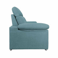 SOFÁ CAMA "PARANÁ" | AZUL CLARO - Muebles San Andres