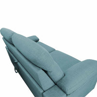 SOFÁ CAMA "PARANÁ" | AZUL CLARO - Muebles San Andres