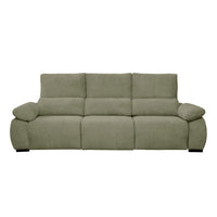 SOFÁ 4 PLAZAS "DELHI" | VERDE - Muebles San Andres