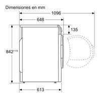 SECADORA BALAY 3SB288BE | 8 KG | SENSOR DE HUMEDAD - Muebles San Andres