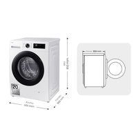 LAVADORA SAMSUNG WW10FG5U34AEEC | 10K | 1400RPM - Muebles San Andres