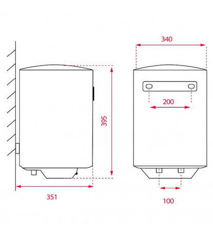 TERMO ELÉCTRICO TEKA EWH 15 C 111720000 | 15 LITROS | 1500W