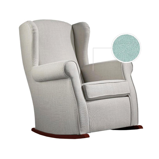 BUTACA BALANCÍN "ROMERO" | VERDE AGUA - Muebles San Andres