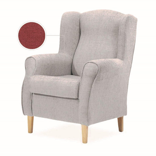 BUTACA OREJERO FIJA | ROJO - Muebles San Andres