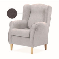 BUTACA OREJERO FIJA | GRIS OSCURO - Muebles San Andres