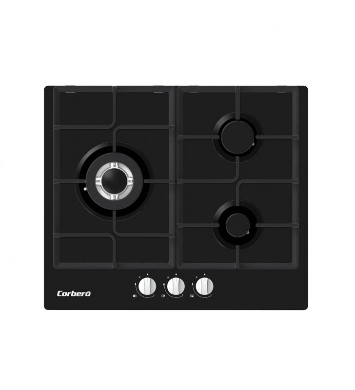 placa-gas-corbero-cristal-negro-cocina-gran-canaria-instalacion