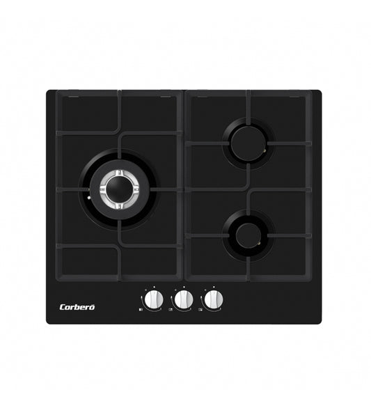 placa-gas-corbero-cristal-negro-cocina-gran-canaria-instalacion