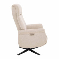 SILLÓN RELAX ELÉCTRICO "ARNO" 2 MOTORES | BEIGE - Muebles San Andres