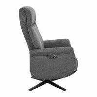 SILLÓN RELAX ELÉCTRICO "ARNO" | GRIS OSCURO - Muebles San Andres