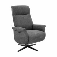 SILLÓN RELAX ELÉCTRICO "ARNO" | GRIS OSCURO - Muebles San Andres