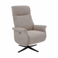 SILLÓN RELAX ELÉCTRICO "ARNO" 2 MOTORES | PIEDRA - Muebles San Andres