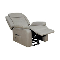 SILLÓN POWER LIFT "MEMPHIS" | PLATA - Muebles San Andres