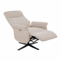 SILLÓN RELAX ELÉCTRICO "ARNO" 2 MOTORES | BEIGE - Muebles San Andres