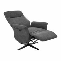 SILLÓN RELAX ELÉCTRICO "ARNO" | GRIS OSCURO - Muebles San Andres