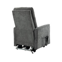 SILLÓN RELAX ELÉCTRICO "HERMES" | GRIS CLARO - Muebles San Andres