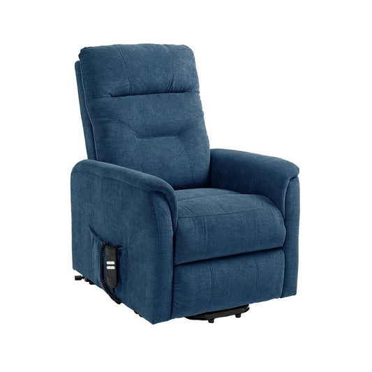 SILLÓN RELAX ELÉCTRICO "HERMES" | AZUL - Muebles San Andres