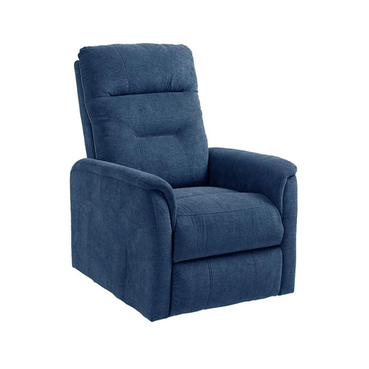 SILLÓN RELAX MANUAL PALANCA "HERMES" | AZUL - Muebles San Andres