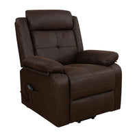 SILLÓN POWER LIFT "MEMPHIS" | CHOCO - Muebles San Andres