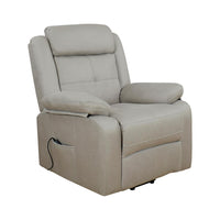 SILLÓN POWER LIFT "MEMPHIS" | PLATA - Muebles San Andres
