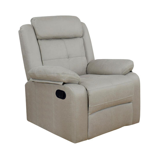 SILLÓN RELAX PALANCA "MEMPHIS" | PLATA - Muebles San Andres