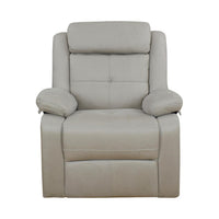 SILLÓN RELAX PALANCA "MEMPHIS" | PLATA - Muebles San Andres