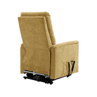 SILLÓN RELAX ELÉCTRICO "HERMES" | MOSTAZA - Muebles San Andres