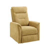 SILLÓN RELAX MANUAL PALANCA "HERMES" | MOSTAZA - Muebles San Andres