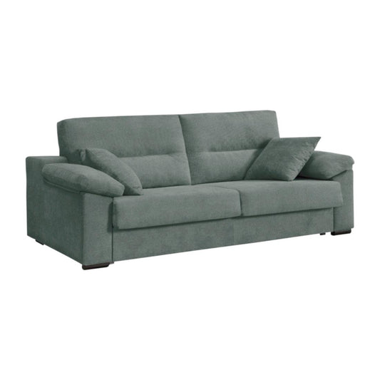 SOFÁ CAMA 3 PLAZAS "ATLAS" | TURQUESA - Muebles San Andres