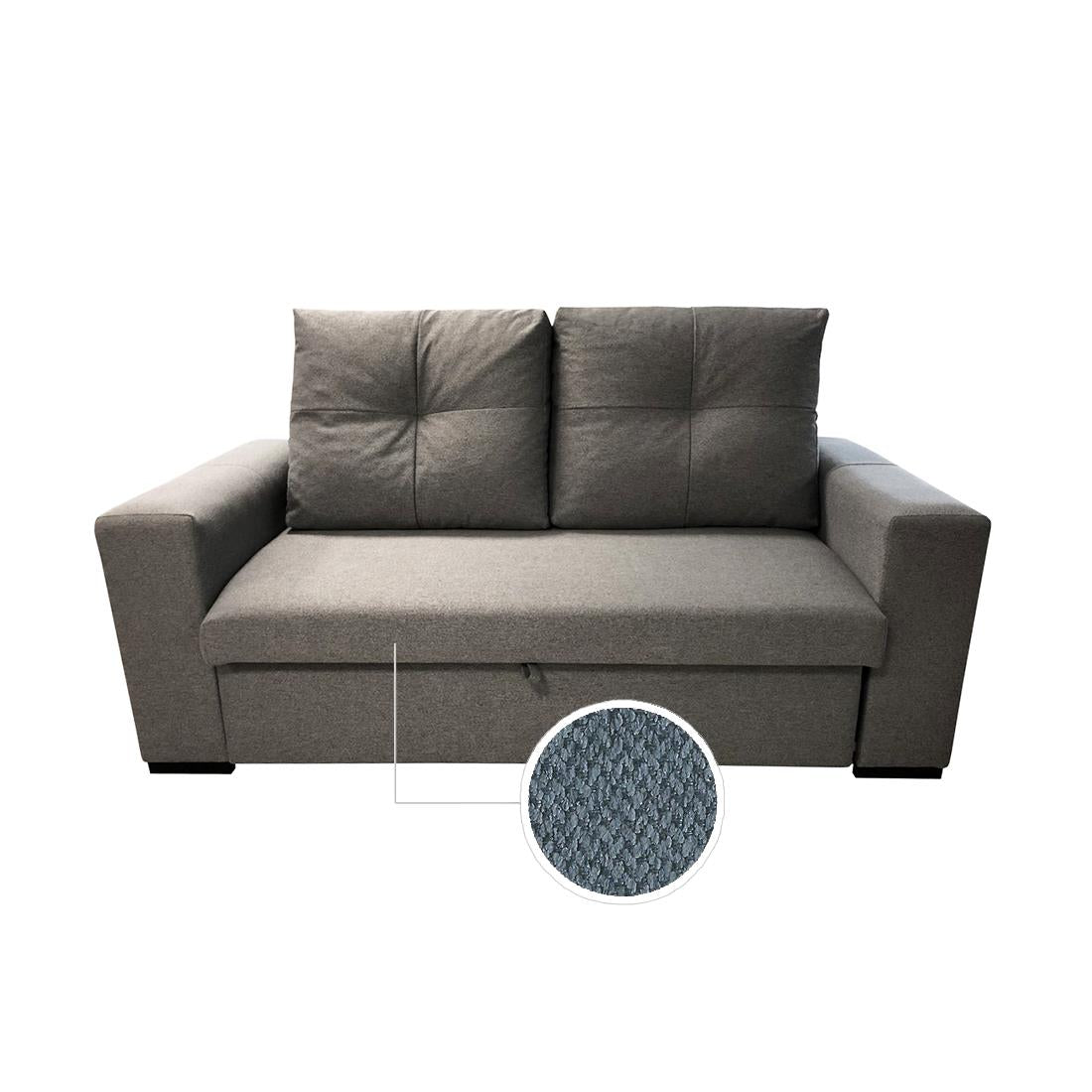 SOFÁ CAMA "AZORES" | AZUL - Muebles San Andres