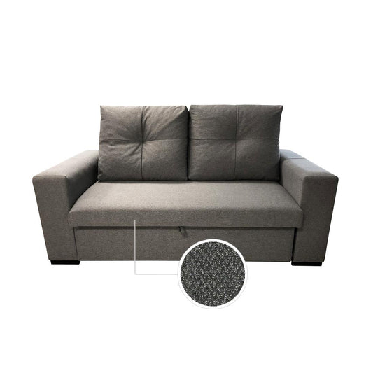 SOFÁ CAMA "AZORES" | GRIS OSCURO - Muebles San Andres