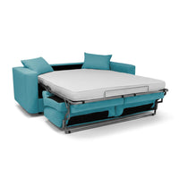 SOFÁ CAMA "BERGANTÍN" | TURQUESA - Muebles San Andres