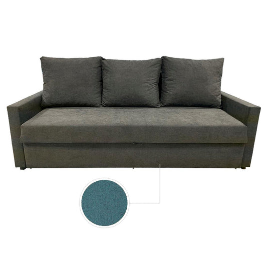 SOFÁ CAMA "FALÚA" | AZUL HIELO - Muebles San Andres