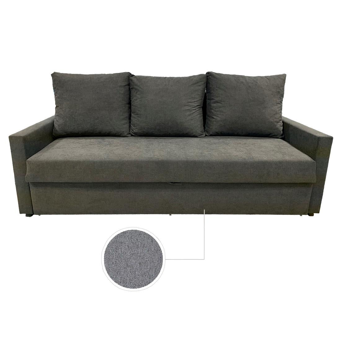 SOFÁ CAMA "FALÚA" | GRIS - Muebles San Andres