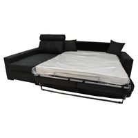 SOFÁ CAMA CHAISE LONGUE "FRAGATA" | TURQUESA | IZQUIERDO - Muebles San Andres