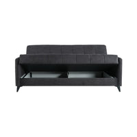 SOFÁ CAMA LIBRO "LUCA" | ANTRACITA - Muebles San Andres