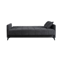 SOFÁ CAMA LIBRO "LUCA" | ANTRACITA - Muebles San Andres