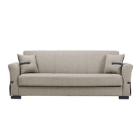 SOFÁ CAMA "MARIO" | MARRÓN - Muebles San Andres