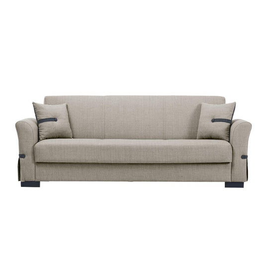 SOFÁ CAMA "MARIO" | MARRÓN - Muebles San Andres