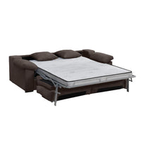 SOFÁ CAMA 3 PLAZAS "ATLAS" | CHOCO - Muebles San Andres
