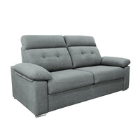 SOFÁ CAMA "PARANÁ" | GRIS CLARO - Muebles San Andres