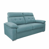 SOFÁ CAMA "PARANÁ" | AZUL CLARO - Muebles San Andres