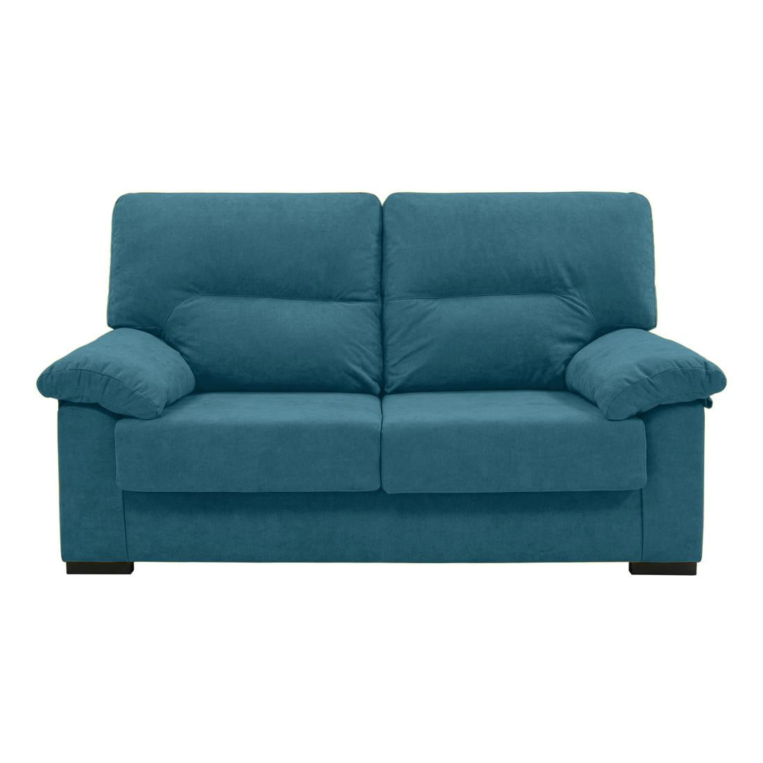 SOFÁ 2 PLAZAS "TESLA" | AZUL - Muebles San Andres