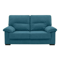 SOFÁ 2 PLAZAS "TESLA" | AZUL - Muebles San Andres