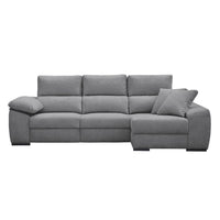 SOFÁ CHAISE LONGUE "BEIRUT" | GRIS CLARO | DERECHO - Muebles San Andres