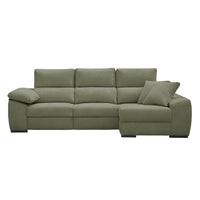 SOFÁ CHAISE LONGUE "BEIRUT" | ALLEGRA VERDE | DER - Muebles San Andres