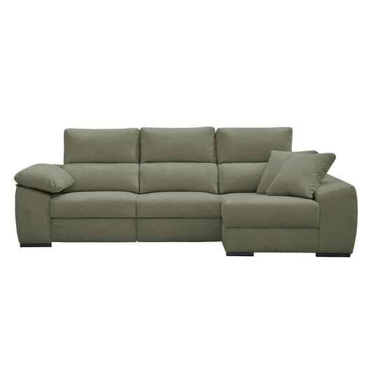 SOFÁ CHAISE LONGUE "BEIRUT" | ALLEGRA VERDE | DER - Muebles San Andres